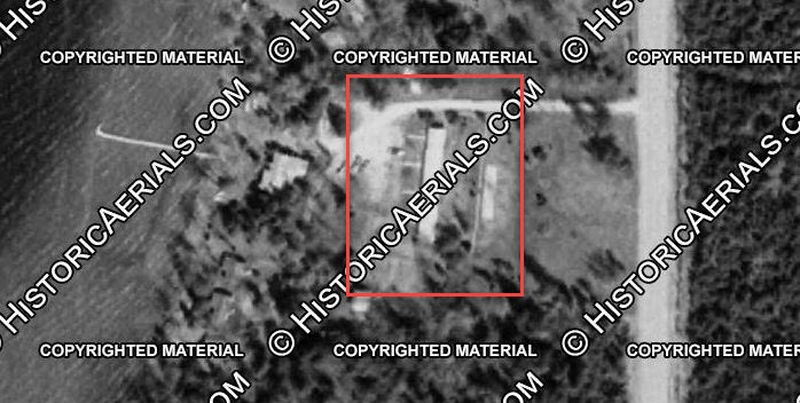 Graves Lakeside Motel & Cottages - 1973 Aerial (newer photo)